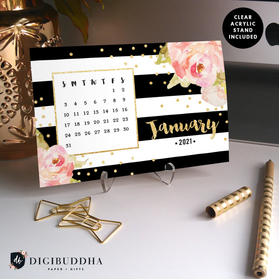 2021 Desk Calendar by Digibuddha | Krissy Black