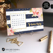 Load image into Gallery viewer, 2021 Desk Calendar by Digibuddha | Krissy Navy