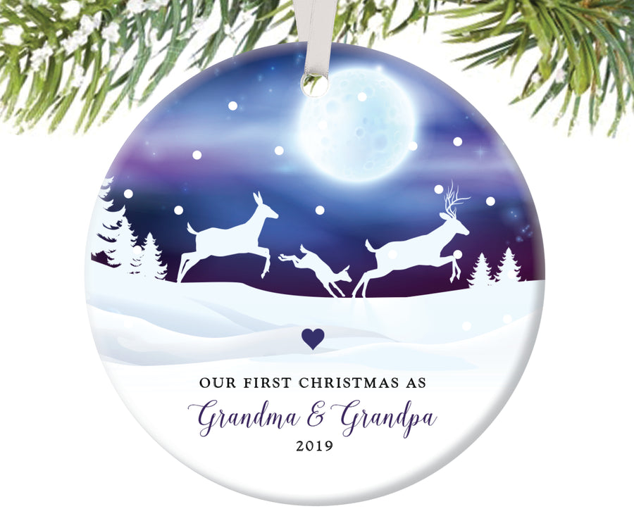 First Christmas as Grandma and Grandpa Ornament | 41