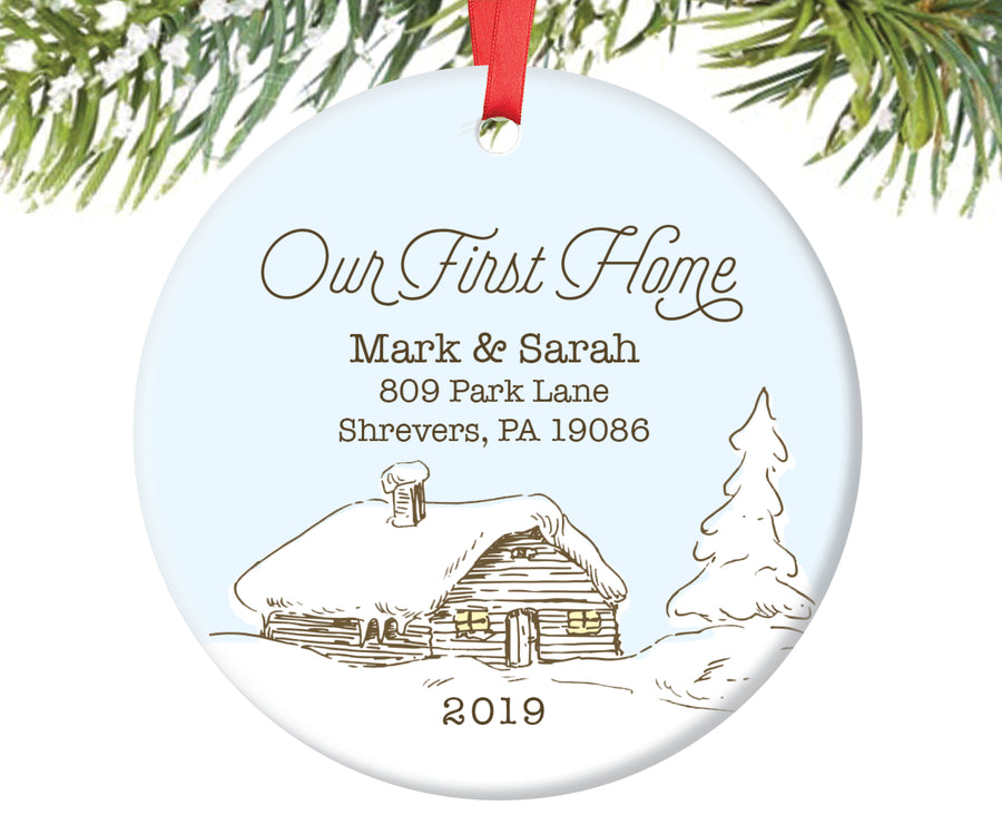 Our First Home Christmas Ornament, Personalized | 49