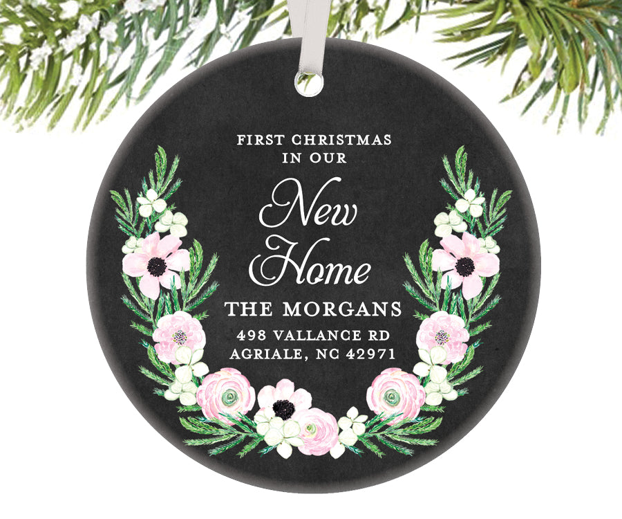 First Christmas New Home Ornament, Personalized | 520