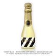 Load image into Gallery viewer, "Wendy" Black + Gold Birthday Party Champagne Labels