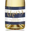 Load image into Gallery viewer, "Wendy" Navy + Gold Birthday Party Champagne Labels