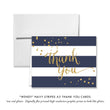 Load image into Gallery viewer, "Wendy" Navy + Gold Thank You Card