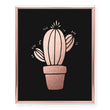 Load image into Gallery viewer, Potted Cactus Foil Art Print