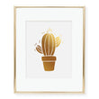 Load image into Gallery viewer, Potted Cactus Foil Art Print