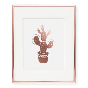 Cactus Foil Art Print