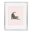 Load image into Gallery viewer, Cat Yoga Foil Art Print