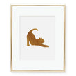 Load image into Gallery viewer, Cat Yoga Foil Art Print