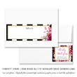 Load image into Gallery viewer, "Christy" Stripe + Pink Roses Envelope Wrap Address Labels