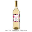 Load image into Gallery viewer, "Christy" Stripe + Pink Roses Graduation Wine Labels