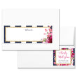 Load image into Gallery viewer, "Christy" Navy Stripe + Pink Roses Envelope Wrap Address Labels