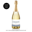Load image into Gallery viewer, Navy Gingham Bridal Shower Champagne Labels Coll. 3