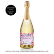 Load image into Gallery viewer, Purple Watercolor Florals Bridal Shower Champagne Labels Coll. 4