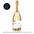 Load image into Gallery viewer, Purple Watercolor Florals Graduation Champagne Labels Coll. 4