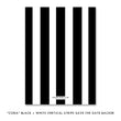 Load image into Gallery viewer, "Cora" Black + White Vertical Stripe Save The Date Card