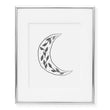Load image into Gallery viewer, Silver Foil Moon Art Decor