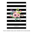 Load image into Gallery viewer, "Elise" Garden Floral Baby Shower Invitation