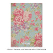 Load image into Gallery viewer, "Giada" Vintage Rose Baptism Invitation