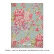 Load image into Gallery viewer, "Jackie" Vintage Rose Baby Shower Invitation