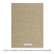 Load image into Gallery viewer, "Jackie" Lavender Lace + Burlap Christening Invitation