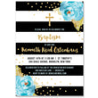 Load image into Gallery viewer, "Krissy" Black Stripe Baptism Invitation