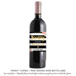 Load image into Gallery viewer, "Krissy" Stripes + Pink Peonies Bridesmaid Proposal Wine Labels