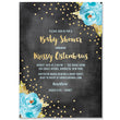 Load image into Gallery viewer, "Krissy" Chalkboard Baby Shower Invitation