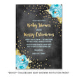 Load image into Gallery viewer, "Krissy" Chalkboard Baby Shower Invitation