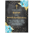 Load image into Gallery viewer, "Krissy" Chalkboard Baptism Invitation