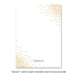 Load image into Gallery viewer, "Krissy" White Baby Shower Invitation