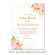 Load image into Gallery viewer, "Krissy" White Baby Shower Invitation