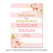 Load image into Gallery viewer, "Krissy" Blush Stripe Baby Shower Invitation