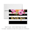 Load image into Gallery viewer, "Mady" Black + White Stripe 50th Birthday Party Invitation