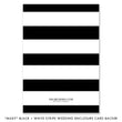 Load image into Gallery viewer, "Mady" Black + White Stripe Enclosure Card