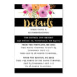 Load image into Gallery viewer, "Mady" Black + White Stripe Enclosure Card