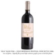 Load image into Gallery viewer, "Mila" Blush Pink + Gold Bridesmaid Proposal Wine Labels