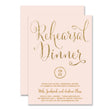Load image into Gallery viewer, Blush pink + gold glitter "Mila" boho chic glam rehearsal dinner invitations | digibuddha.com