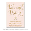 Load image into Gallery viewer, Blush pink + gold glitter "Mila" boho chic glam rehearsal dinner invitations | digibuddha.com
