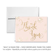 Load image into Gallery viewer, "Mila" Blush + Gold Glitter Snowflakes Baby Shower Invitation