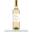 Load image into Gallery viewer, "Mila" White + Gold Glitter Bridesmaid Proposal Wine Labels