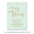 Load image into Gallery viewer, "Mila" Twins Gender Neutral Baby Shower Invitation