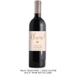 Load image into Gallery viewer, Blush pink + gold glitter "Mila" personalized couple waterproof wine label | digibuddha.com