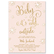 Load image into Gallery viewer, Baby It's Cold Outside Winter Baby Shower Invitation