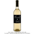Load image into Gallery viewer, "Mila" Black + Silver Glitter Wedding Wine Labels
