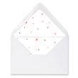 Load image into Gallery viewer, Red Snowflake Envelope Liners | Rosalie