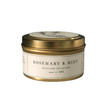 Load image into Gallery viewer, Rosemary & Mint Gold Tin Candle