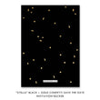 Load image into Gallery viewer, "Stella" Black + Gold Glitter Confetti Save The Date Card
