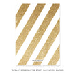 Load image into Gallery viewer, "Stella" Gold Glitter Stripe Baby Shower Invitation