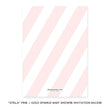 Load image into Gallery viewer, "Stella" Pink + Gold Sparkle Baby Shower Invitation